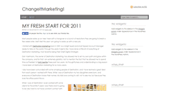 Desktop Screenshot of changeitmarketing.com